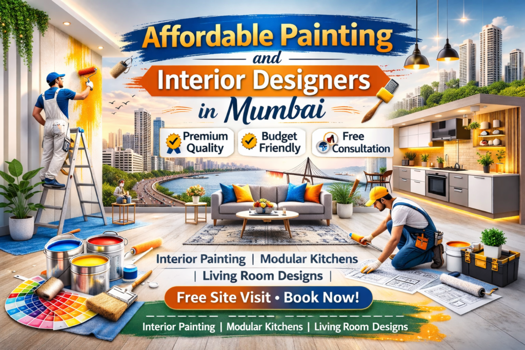Affordable Painting and Interior Designers in Mumbai.