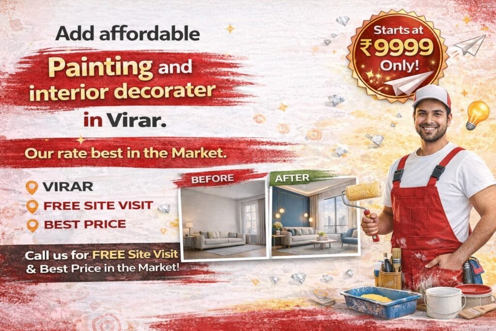Affordable Painting and Interior Decorator in Virar.