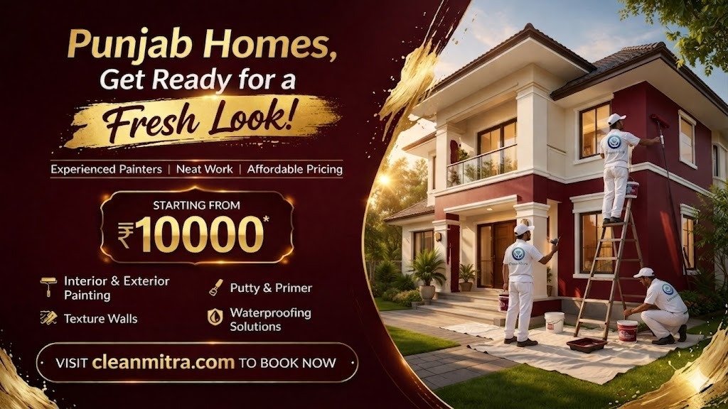 Best Quality Home Painting Services Across Punjab at Just Rs.10,000