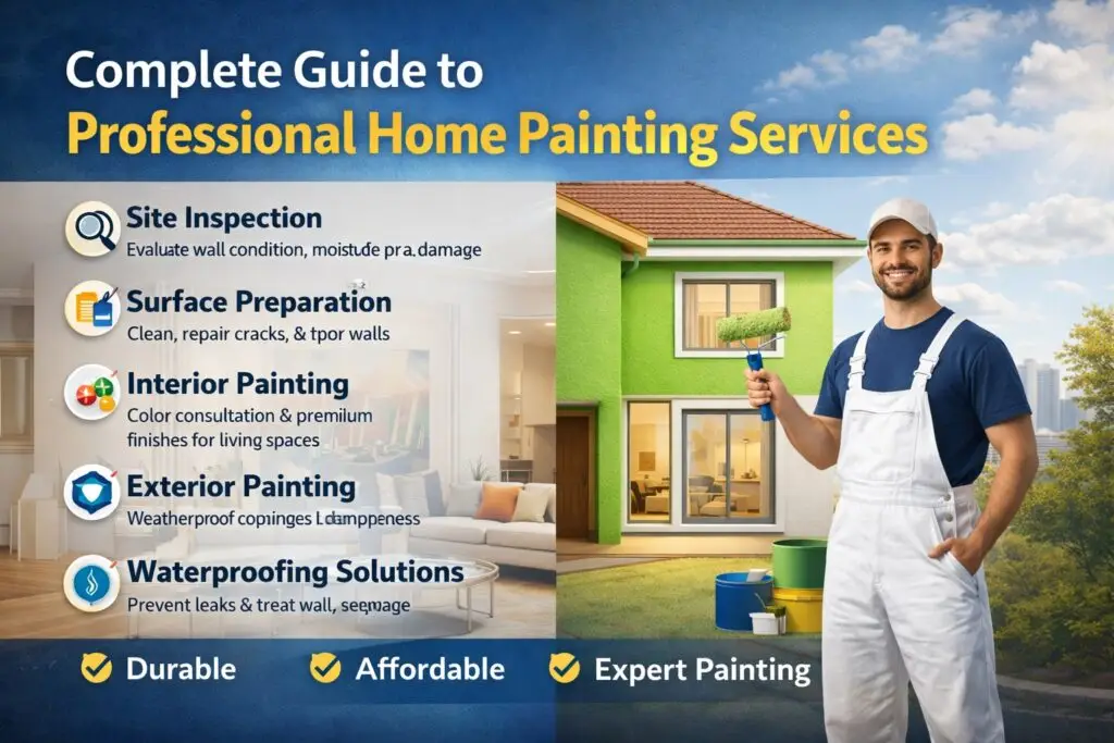 Complete Guide to Professional Home Painting Services by CleanMitra.