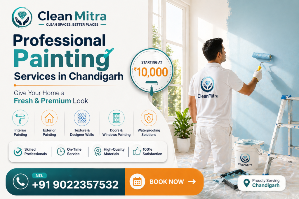 Painting Services in Chandigarh Starting at Rs 10,000 | CleanMitra