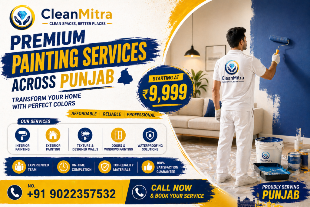 Affordable Painting Services in Punjab Starting at Rs 9,999