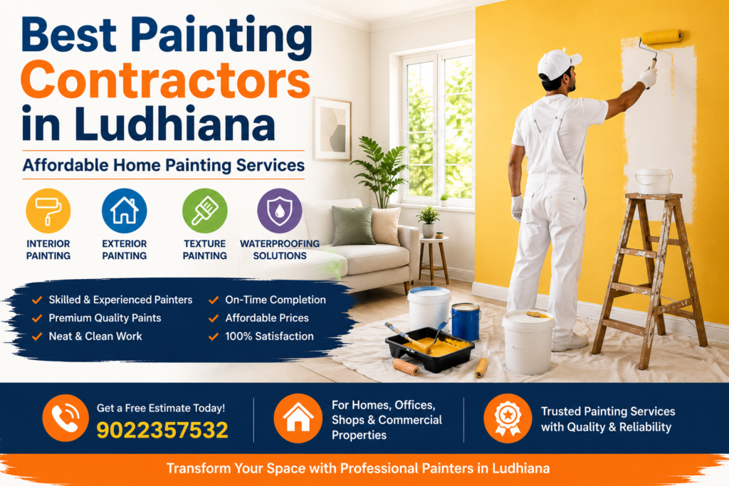 Best Painting Contractors in Ludhiana  Affordable Home Painting Services