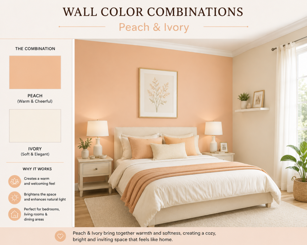 Peach & Ivory