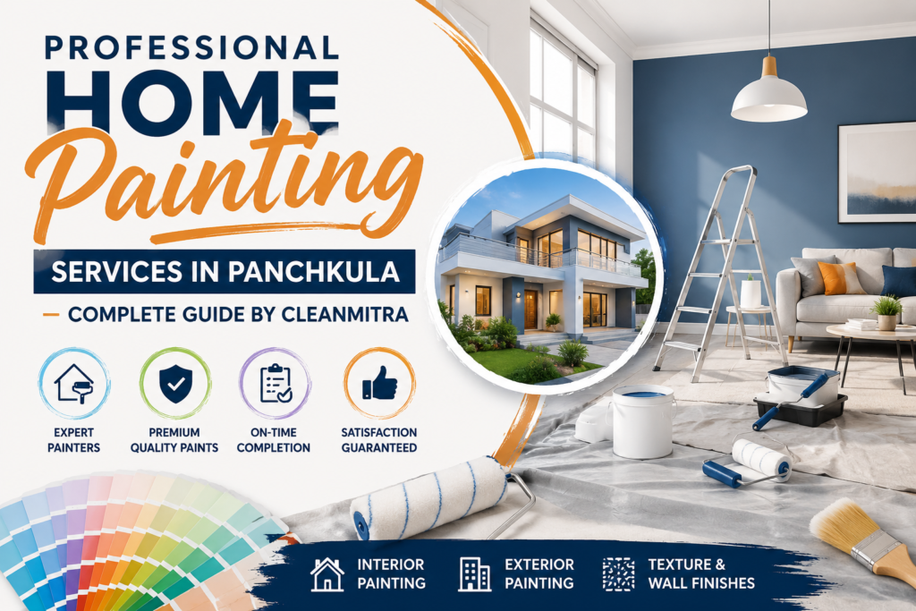 Professional Home Painting Services in Panchkula – Complete Guide by CleanMitra