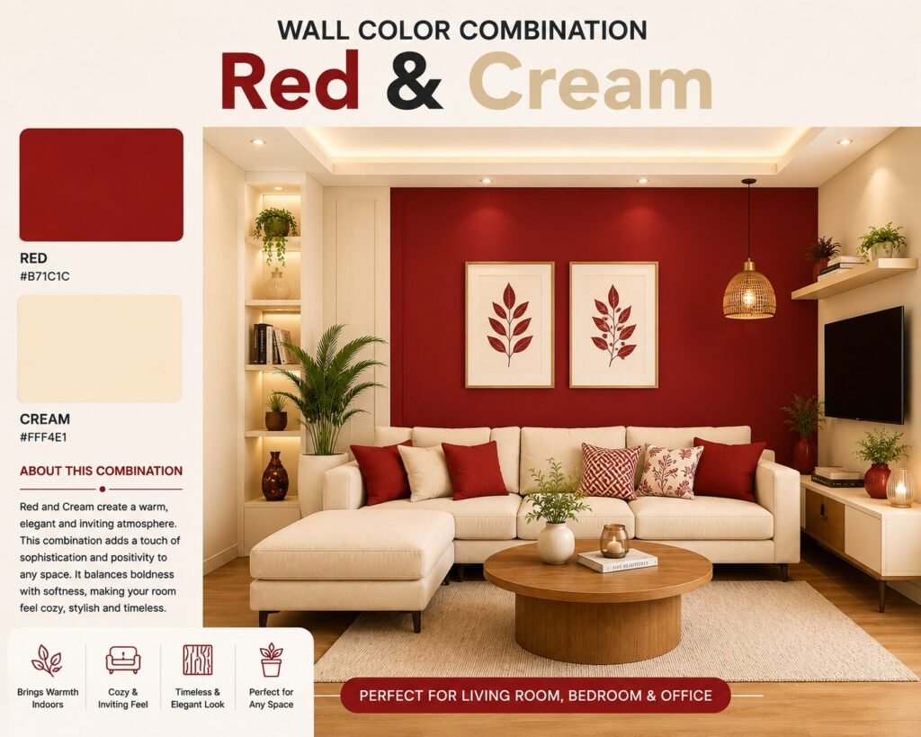 Red & Cream