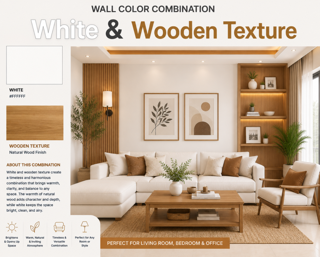 White & Wooden Texture