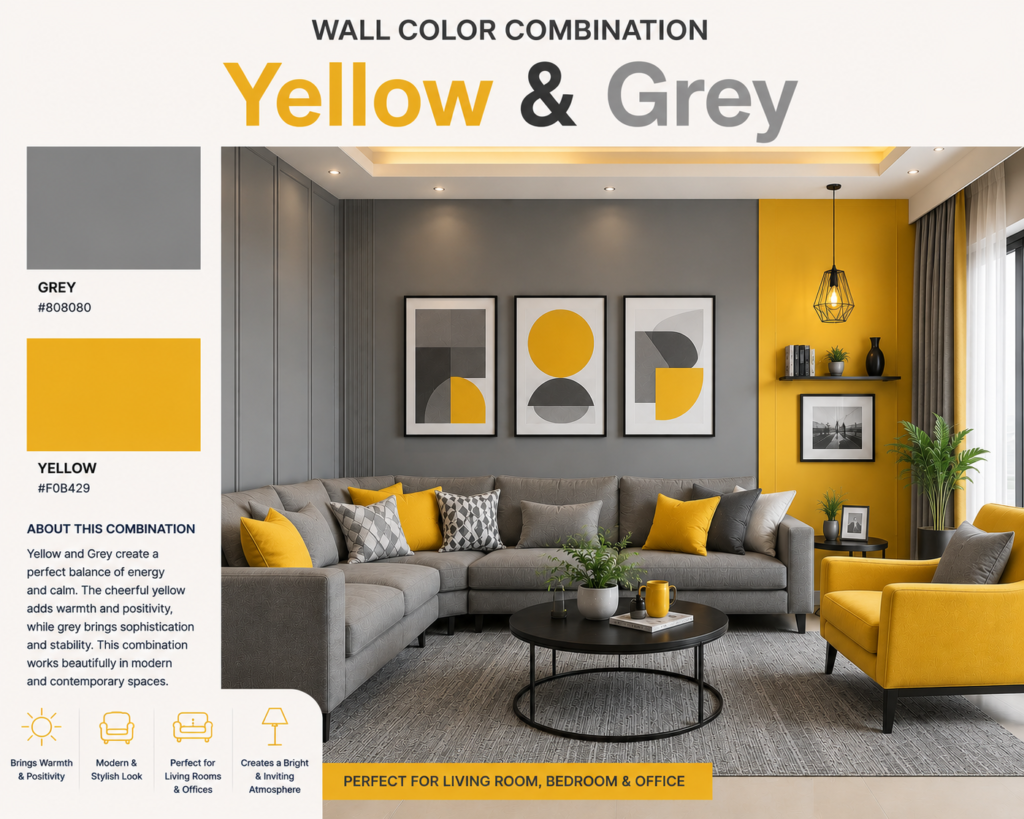 Yellow & Grey
