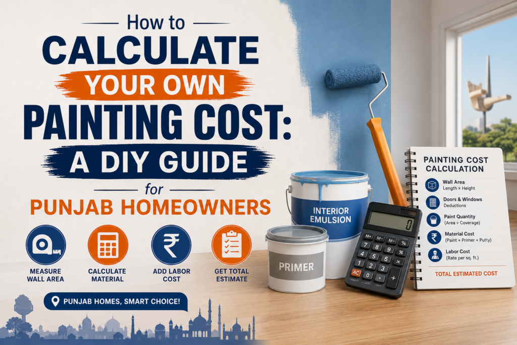 How to Calculate Your Own Painting Cost A DIY Guide for Punjab Homeowners