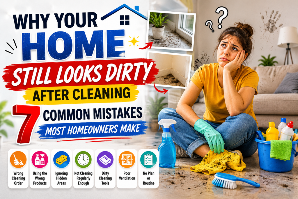 Why Your Home Still Looks Dirty After Cleaning 7 Common Mistakes Most Homeowners Make