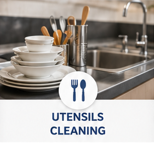utensils cleaning