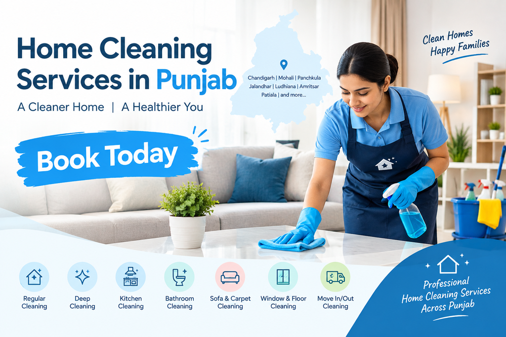 Home cleaning services in Punjab