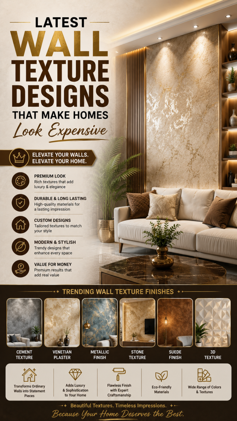 Luxury Wall Texture Designs Poster